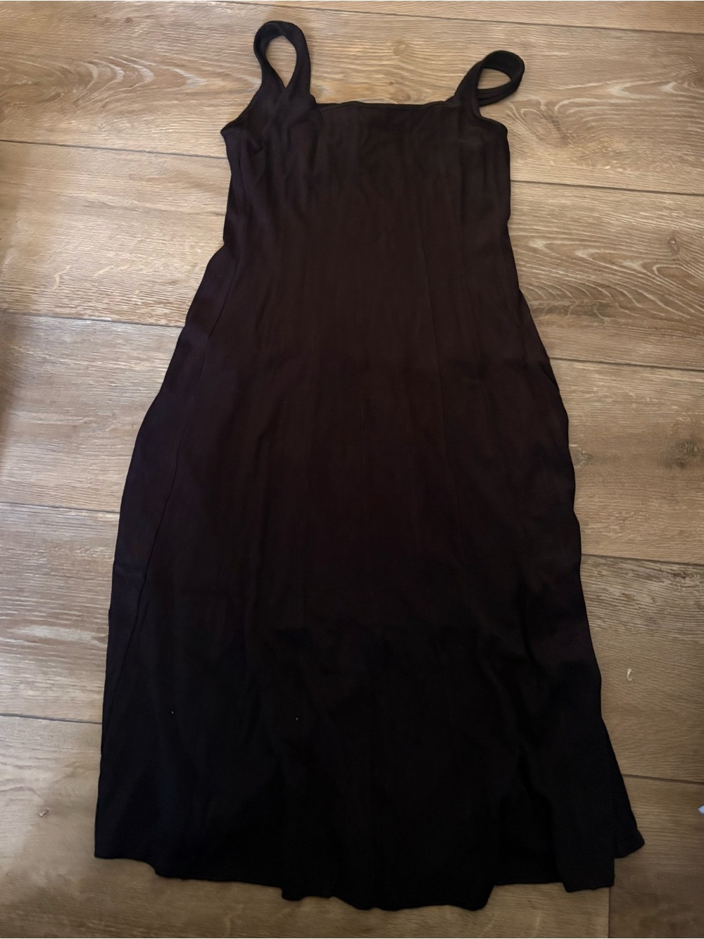 LOFT Black Sleeveless Maxi Dress